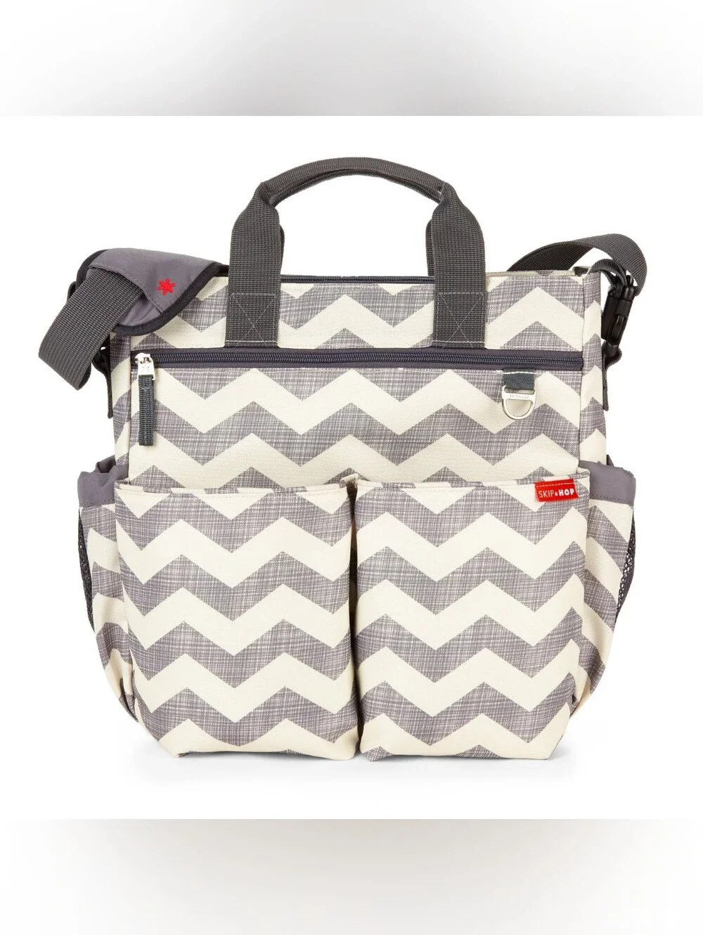 Skip Hop Diaper With Changing Pad Chevron Pattern
